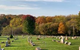 Eastside Cemetery in Fall
